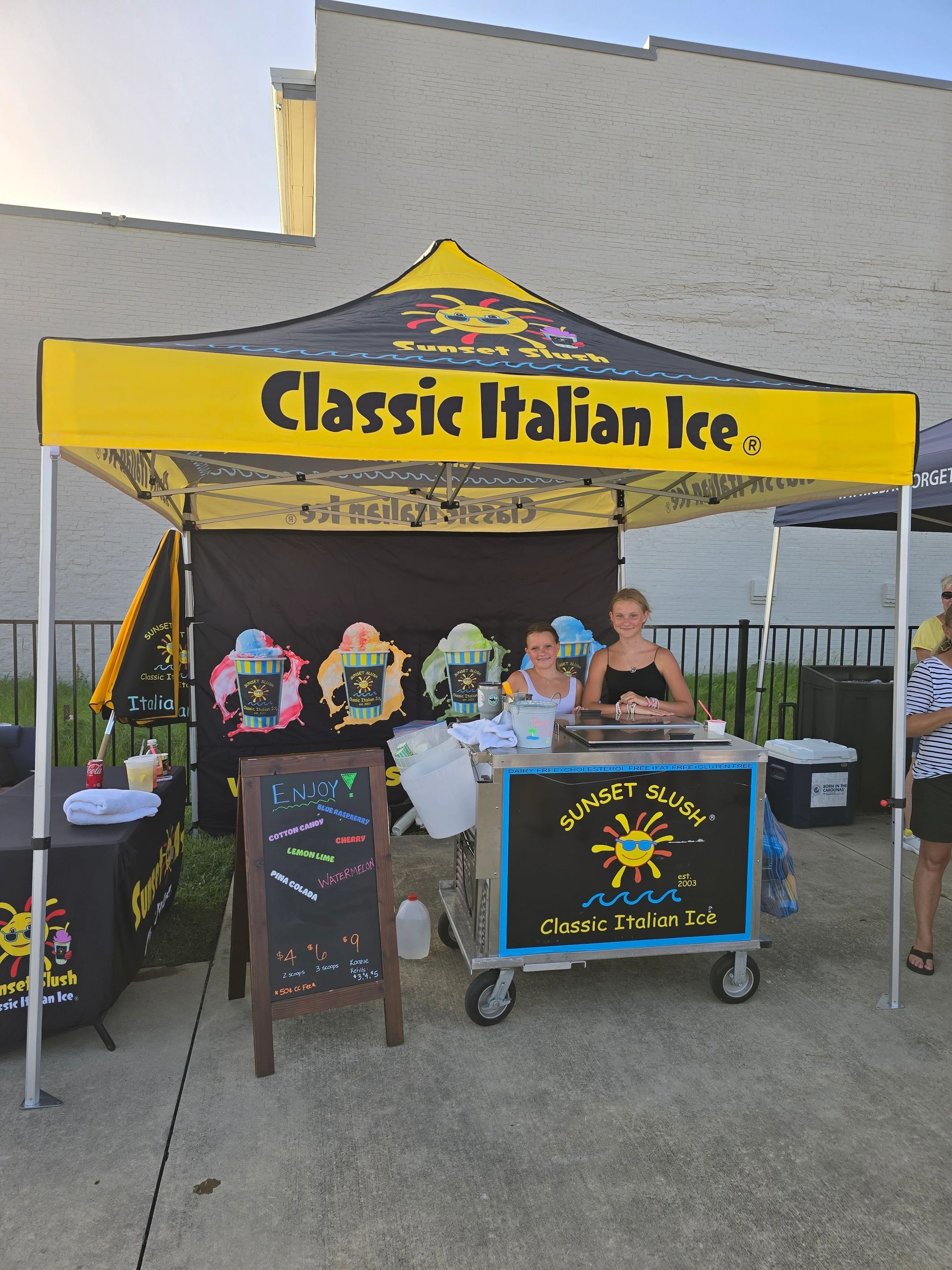 Sunset Slush at outdoor event